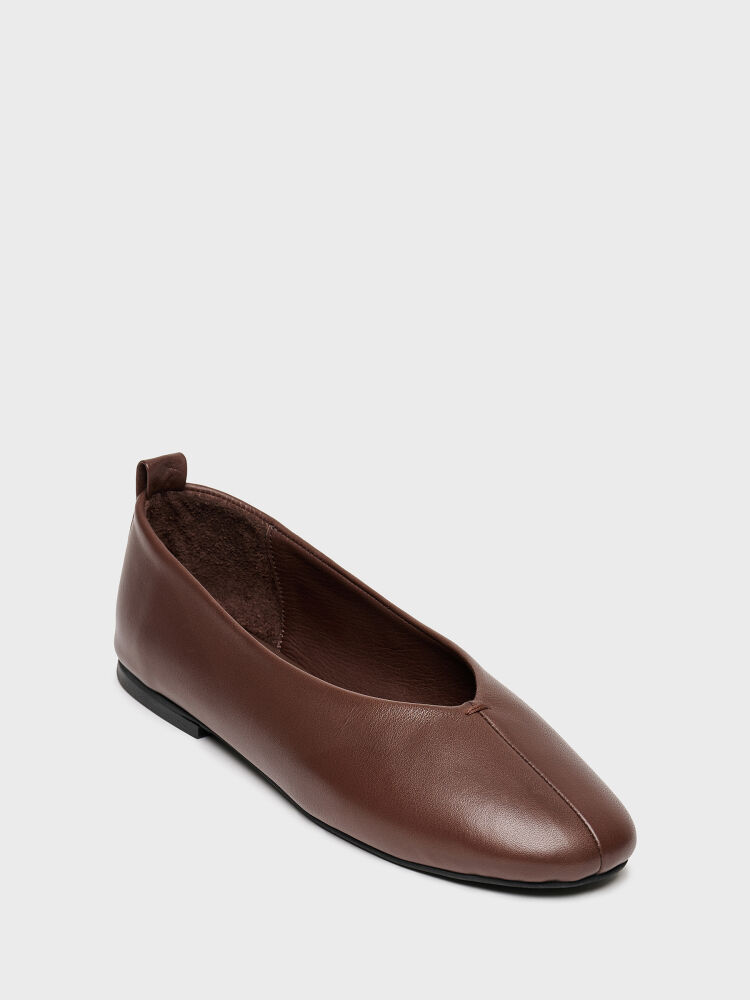 15263 KADIN BABET AYAKKABI KAHVE - 2