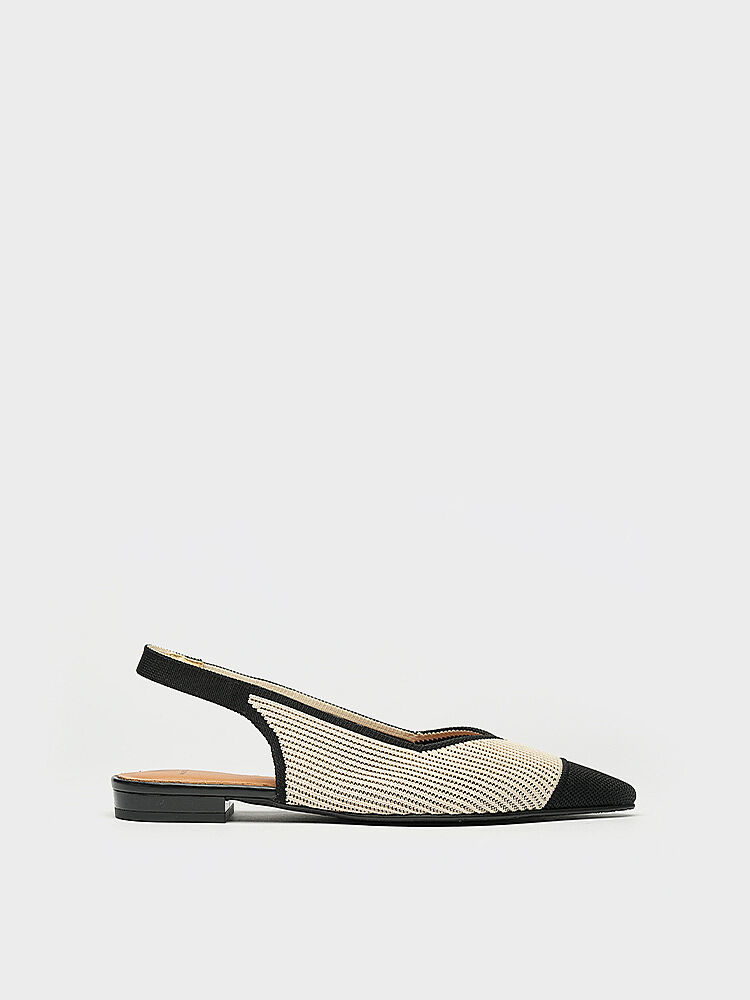 15265 KADIN AYAKKABI SİYAH/KREM - 1