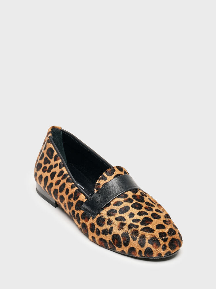 15266 KADIN BABET AYAKKABI LEOPAR TAY - 2