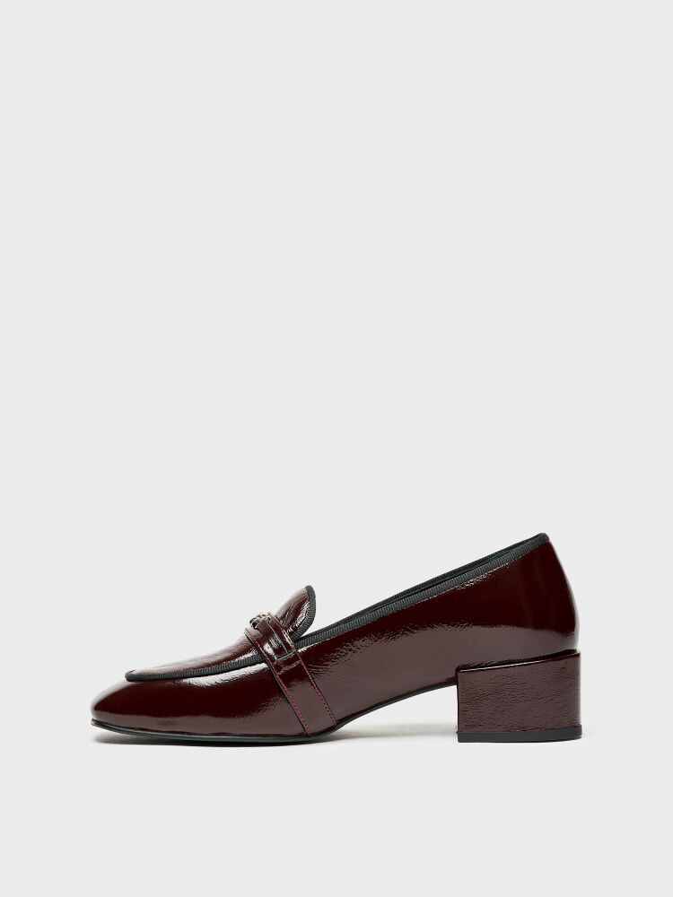 15267 KADIN AYAKKABI BORDO RUGAN - 3