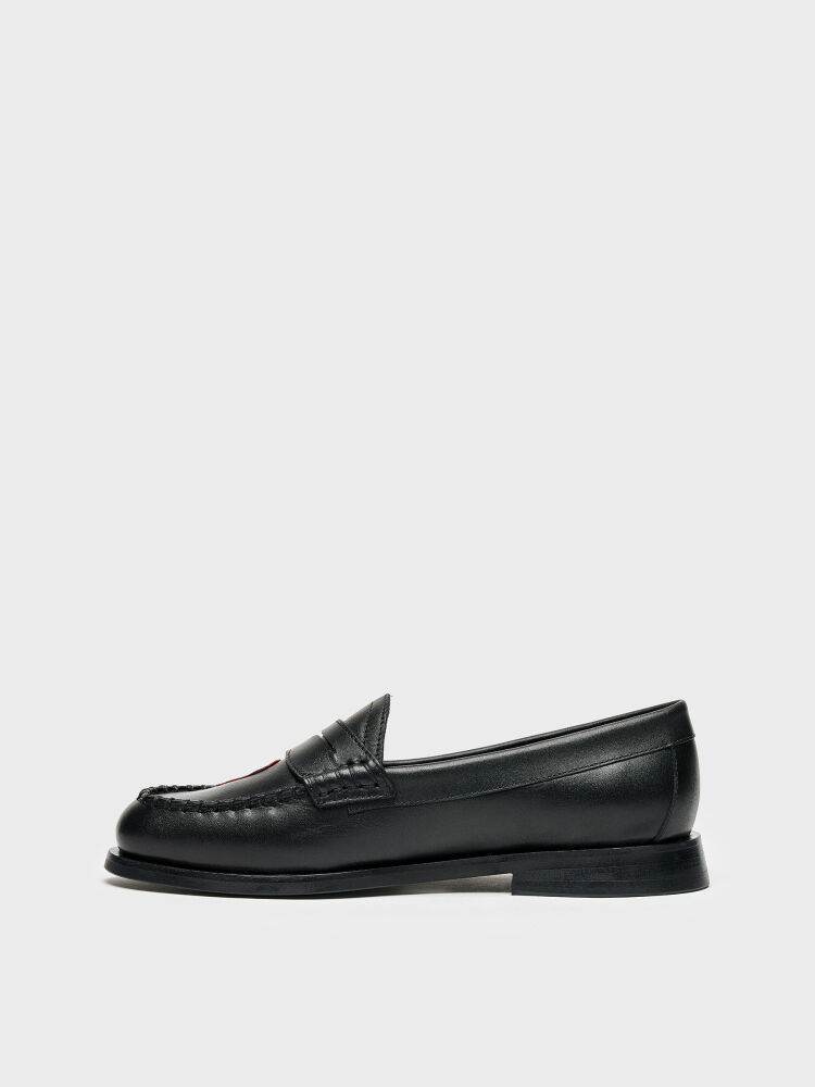 15268 KADIN LOAFER AYAKKABI SİYAH - 3