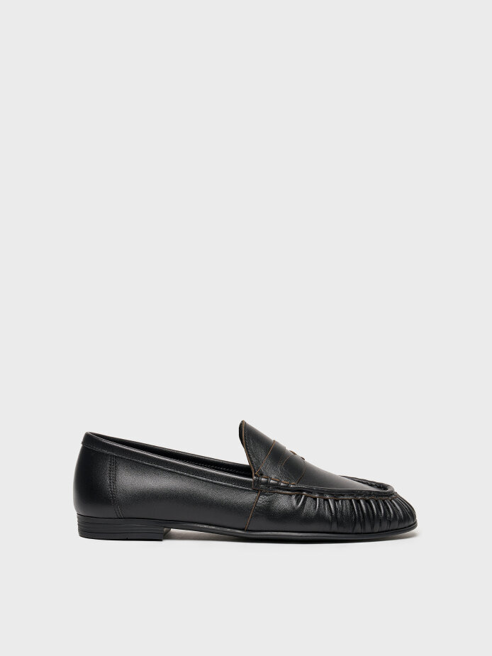 15269 KADIN LOAFER AYAKKABI SİYAH 