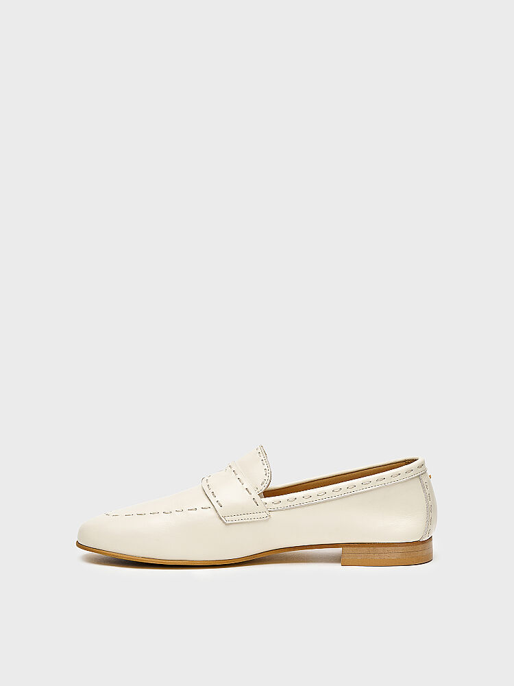 15277 KADIN LOAFER AYAKKABI KREM - 3