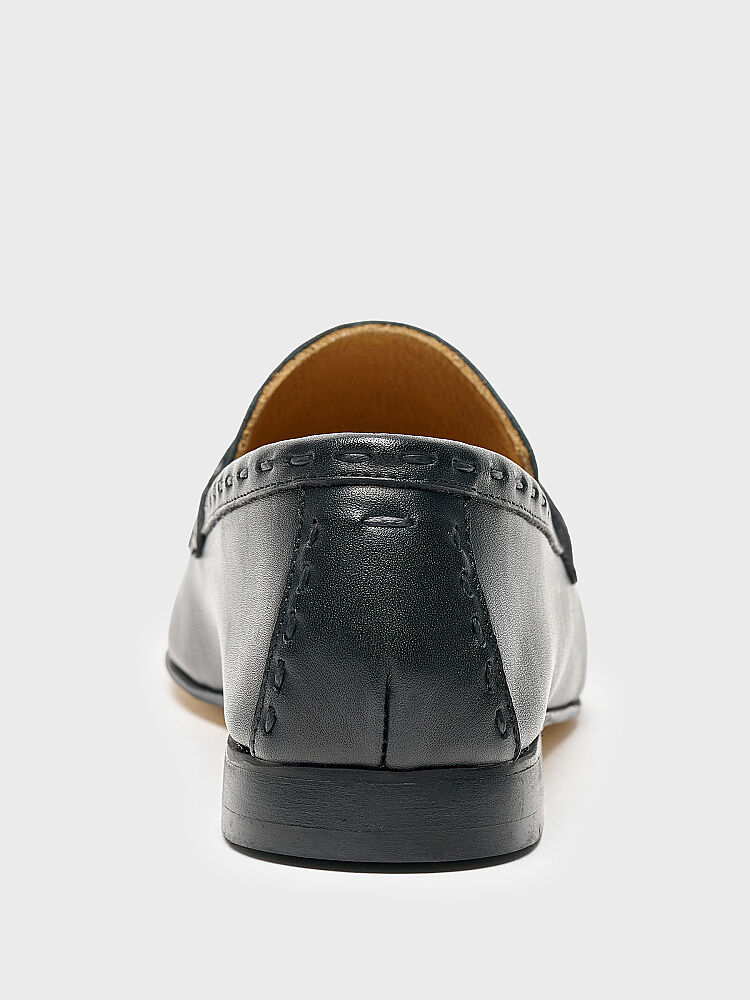 15277 KADIN LOAFER AYAKKABI SİYAH - 4