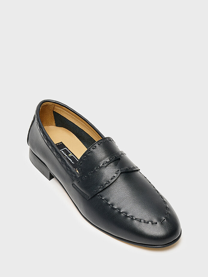 15277 KADIN LOAFER AYAKKABI SİYAH - (1)