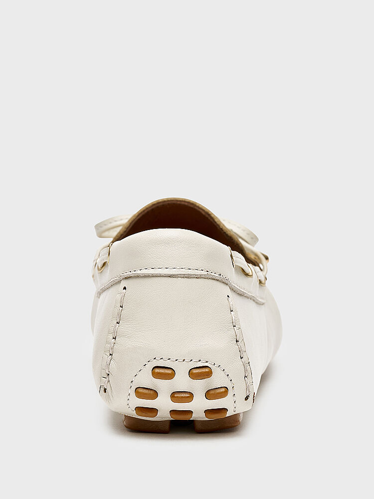 15279 KADIN LOAFER AYAKKABI KREM - 4