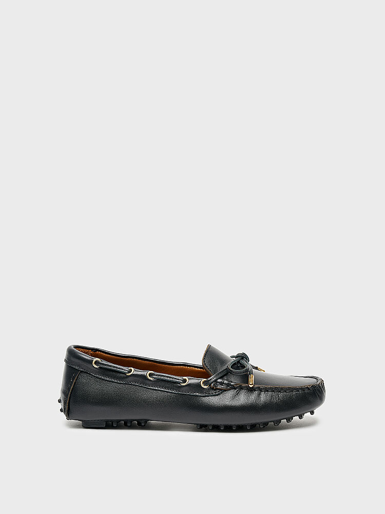 15279 KADIN LOAFER AYAKKABI SİYAH - 1