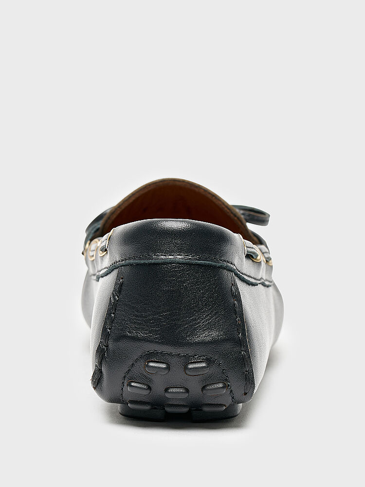 15279 KADIN LOAFER AYAKKABI SİYAH - 4