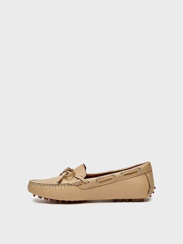 15279 KADIN LOAFER AYAKKABI TEN DERİ - 3