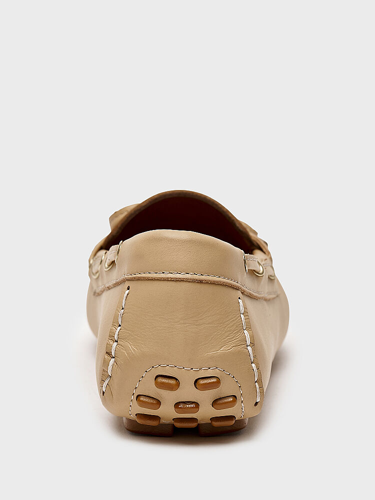 15279 KADIN LOAFER AYAKKABI TEN DERİ - 4
