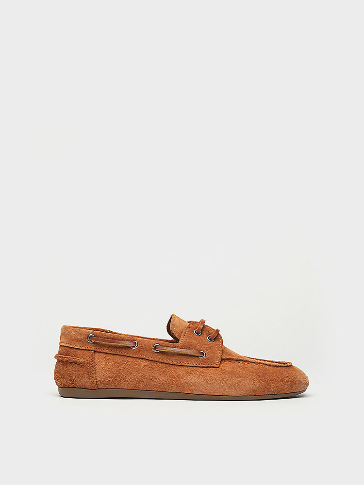 15282 KADIN LOAFER AYAKKABI TABA SÜET - 1