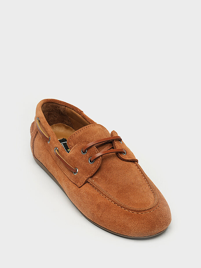 15282 KADIN LOAFER AYAKKABI TABA SÜET - (1)