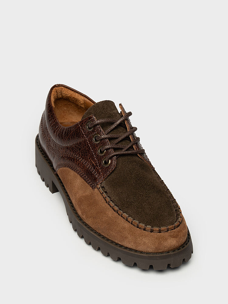 15289 KADIN LOAFER AYAKKABI HAKİ/TABA/KAHVE - 2
