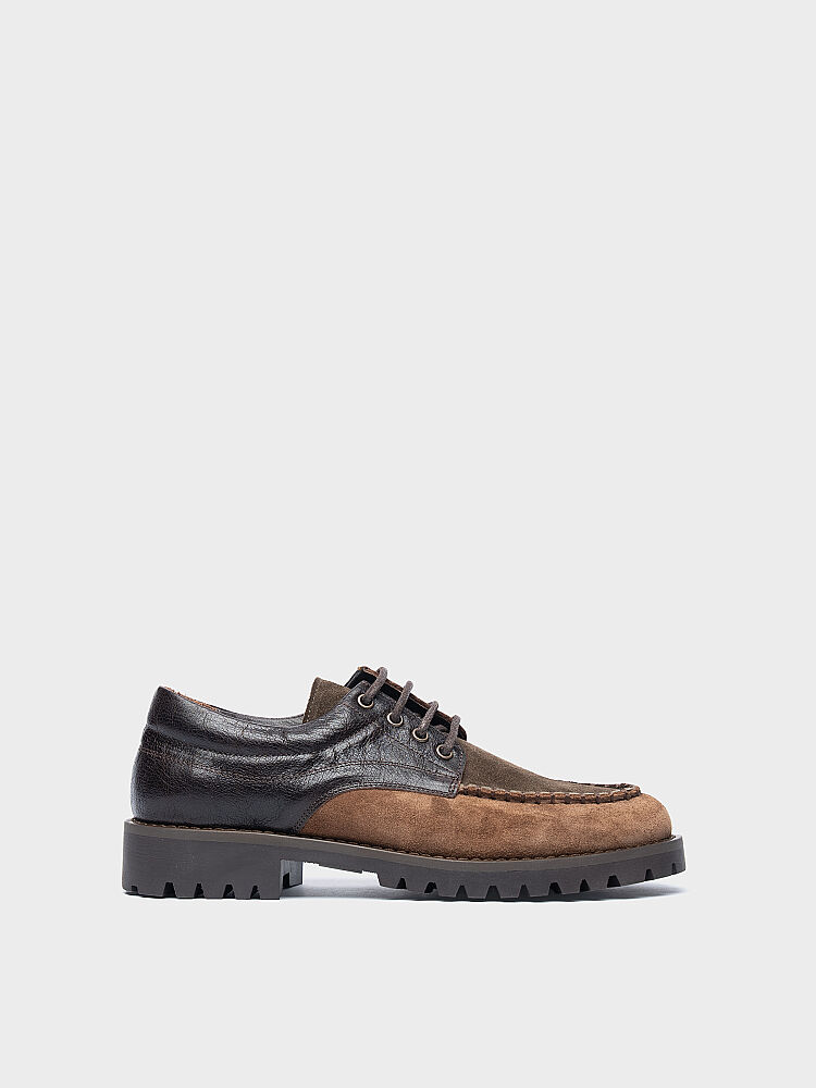 15289 KADIN LOAFER AYAKKABI HAKİ/TABA/KAHVE - 1