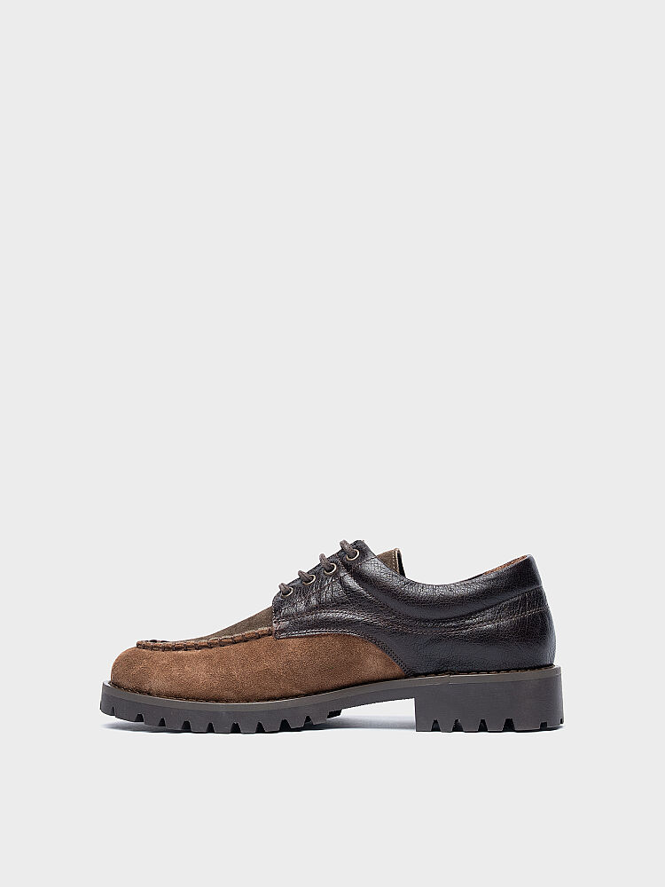 15289 KADIN LOAFER AYAKKABI HAKİ/TABA/KAHVE - 3