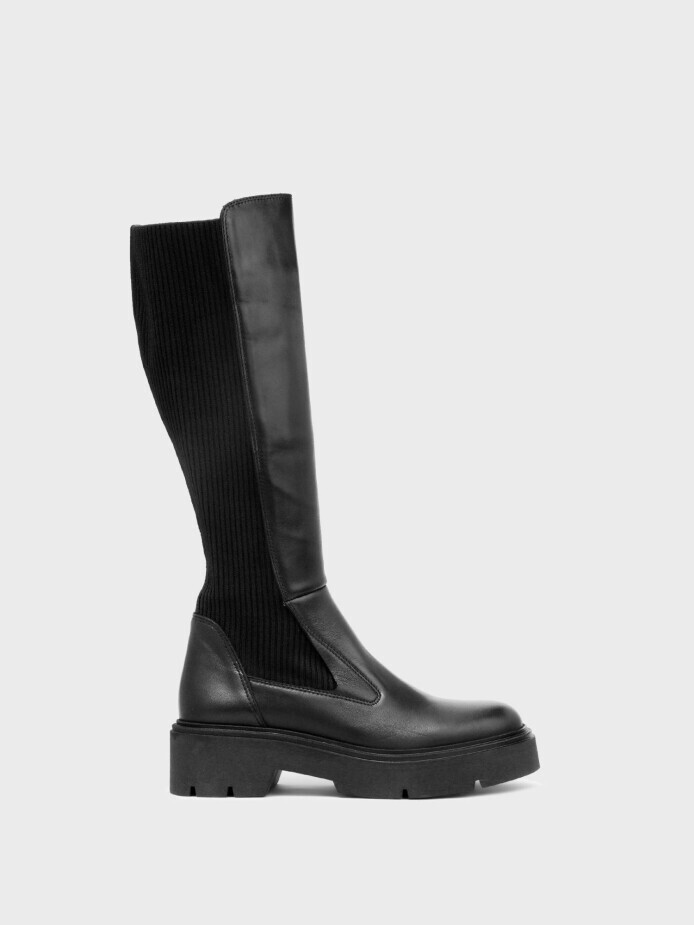 20486 KADIN ÇİZME SİYAH - 