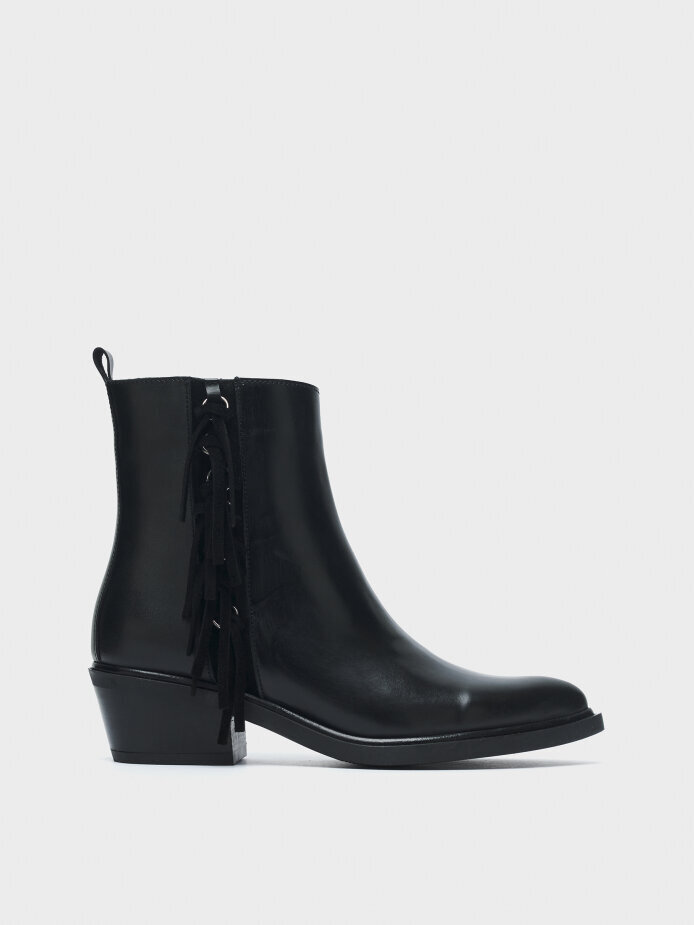 20563 KADIN BOT SİYAH 