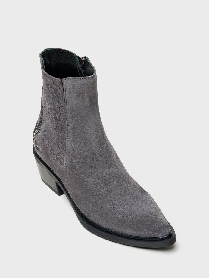 20564 KADIN BOT ANTRASİT SÜET - (1)