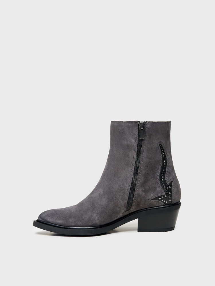 20564 KADIN BOT ANTRASİT SÜET - 3