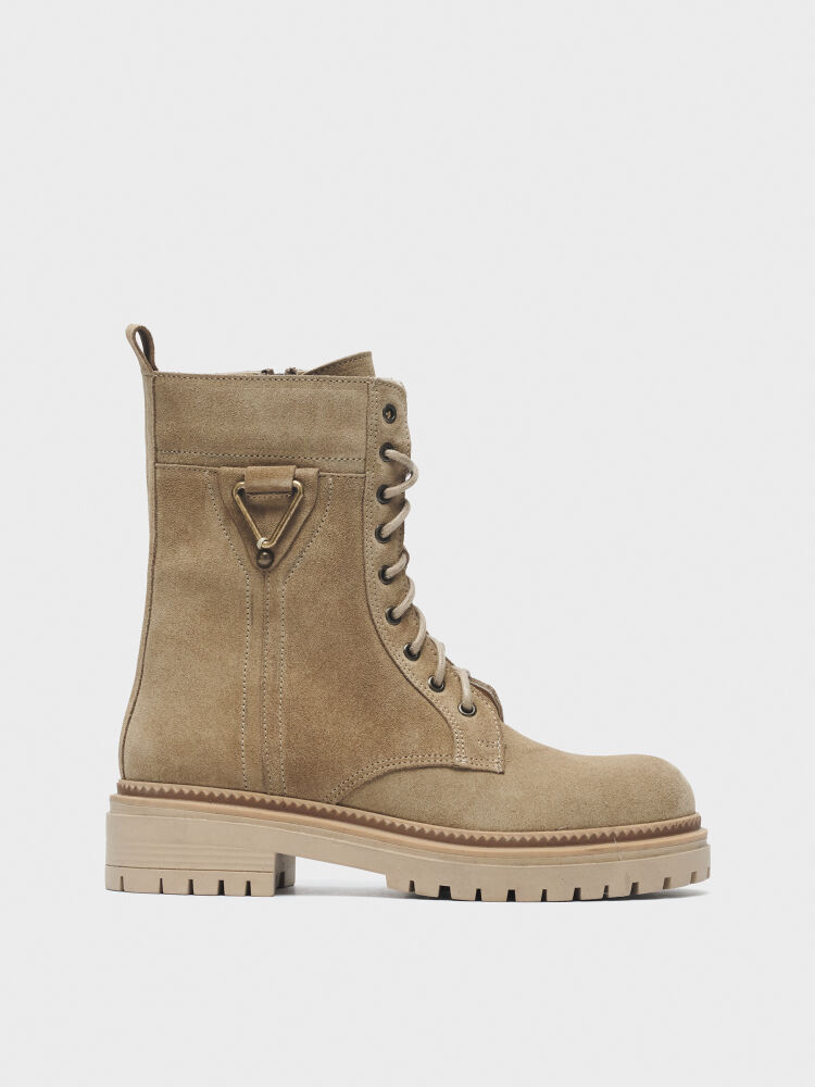 20566 KADIN BOT BEJ SÜET - 1