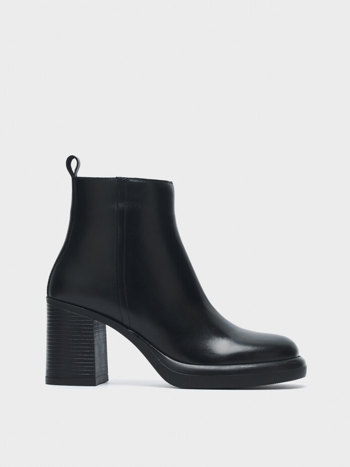 20571 KADIN BOT SİYAH - 