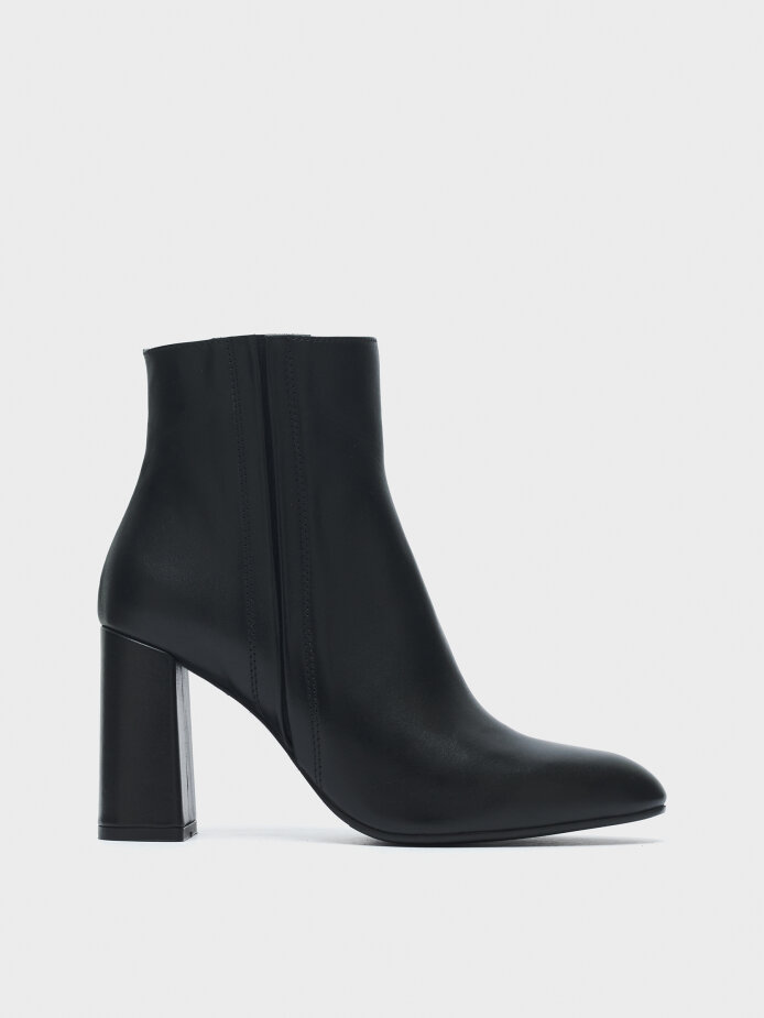 20581 KADIN BOT SİYAH - 