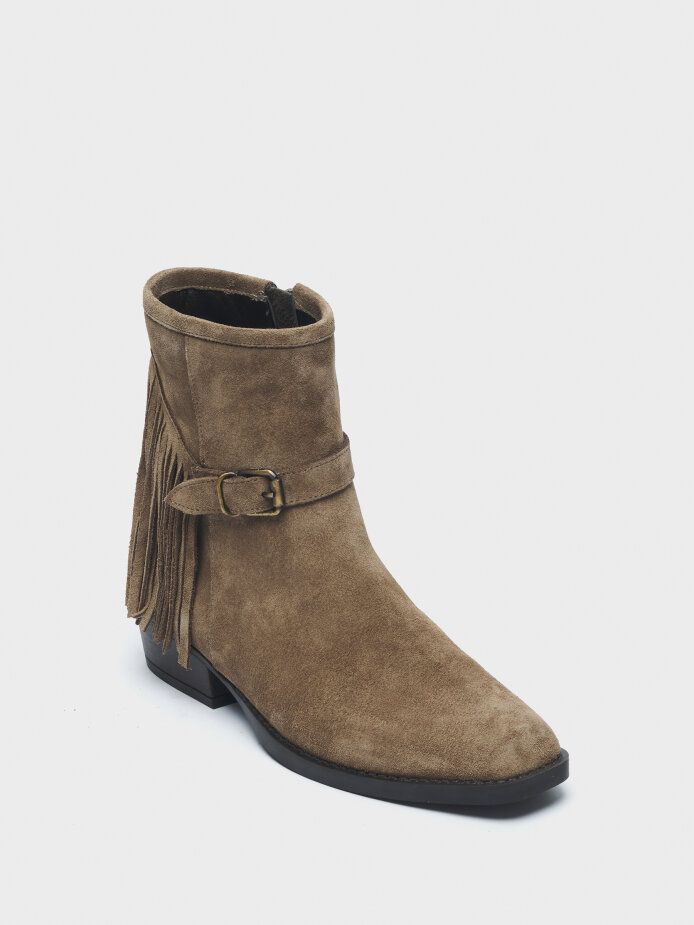 20588 KADIN BOT BEJ SÜET - (1)