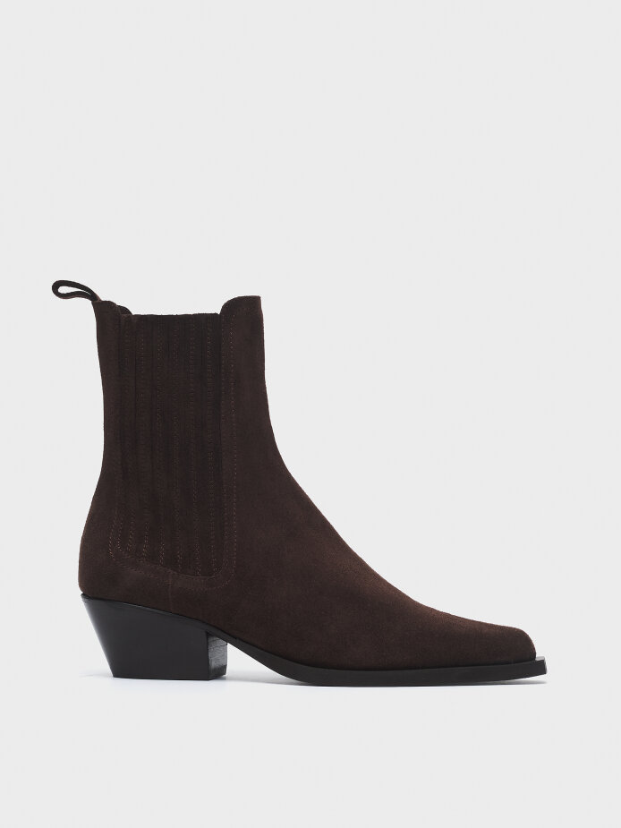 20593 KADIN BOT KAHVE SÜET - 