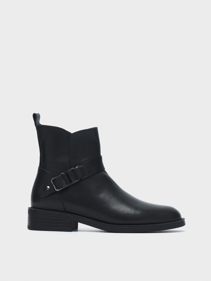 20597 KADIN BOT SİYAH - 