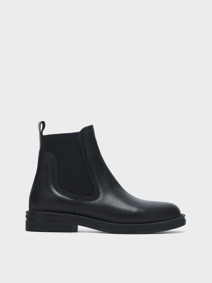 20598 KADIN BOT SİYAH - 