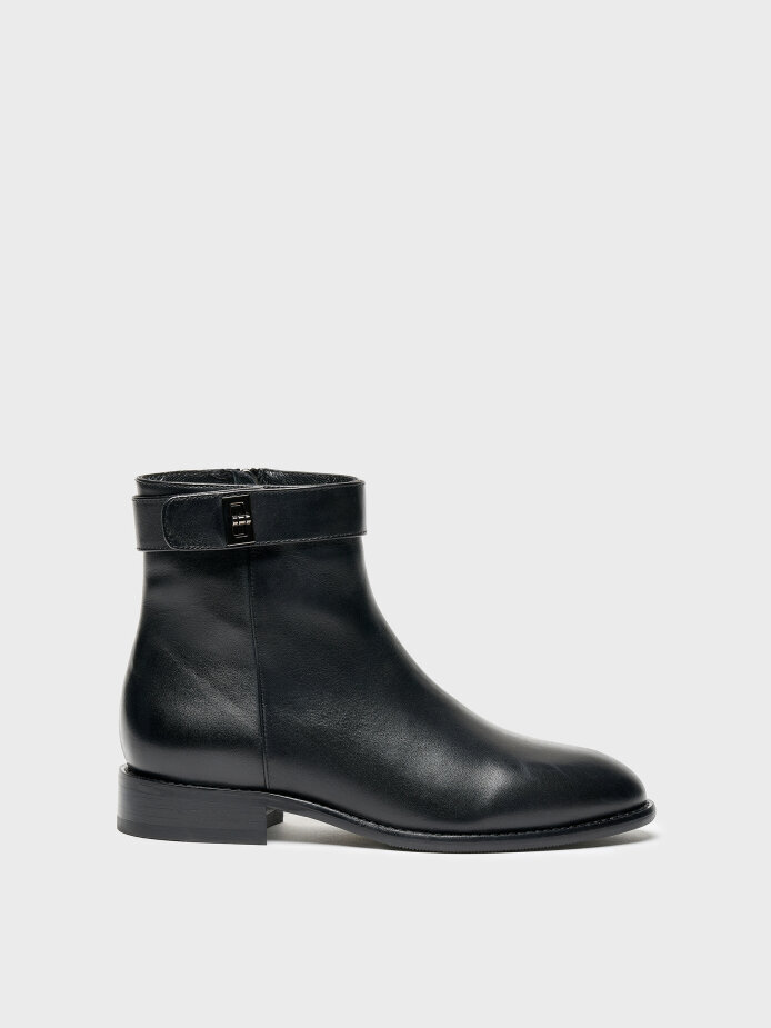 20606 KADIN BOT SİYAH - 