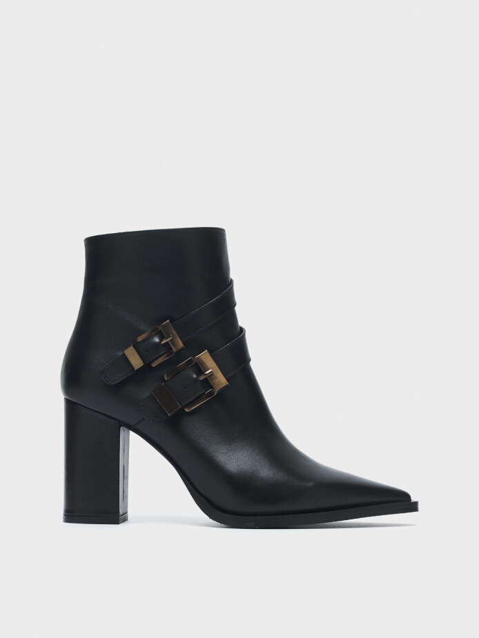 20607 KADIN BOT SİYAH - 