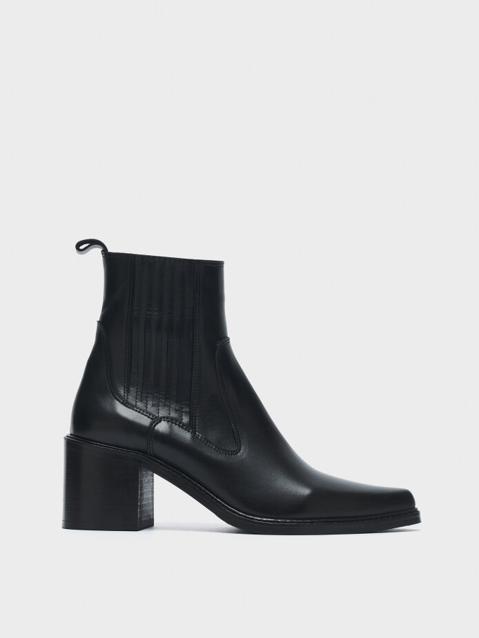 20610 KADIN BOT SİYAH - 