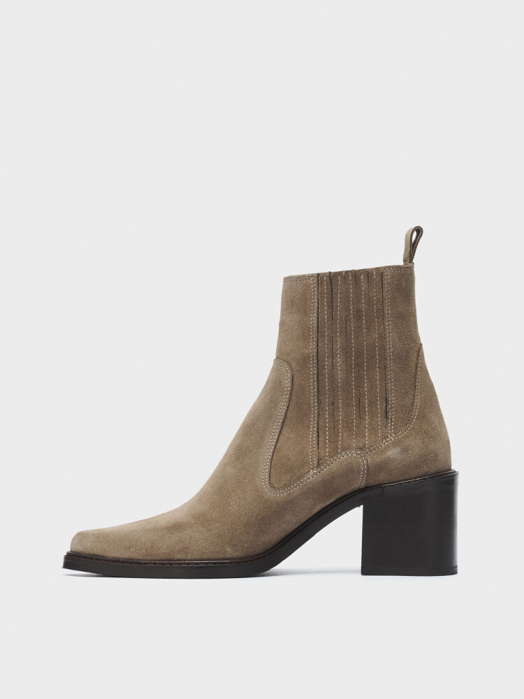 20610 KADIN BOT VİZON SÜET - 3