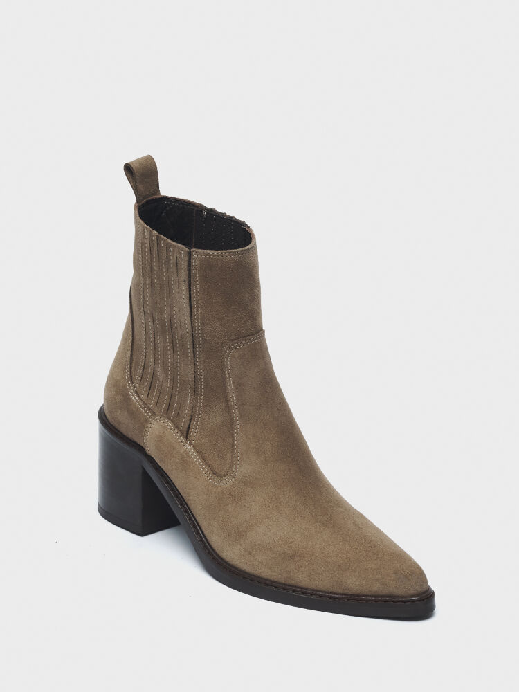 20610 KADIN BOT VİZON SÜET - 2