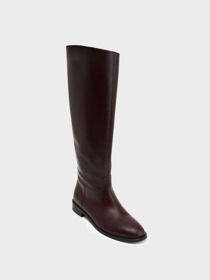 20618 KADIN ÇİZME KAHVE - (1)