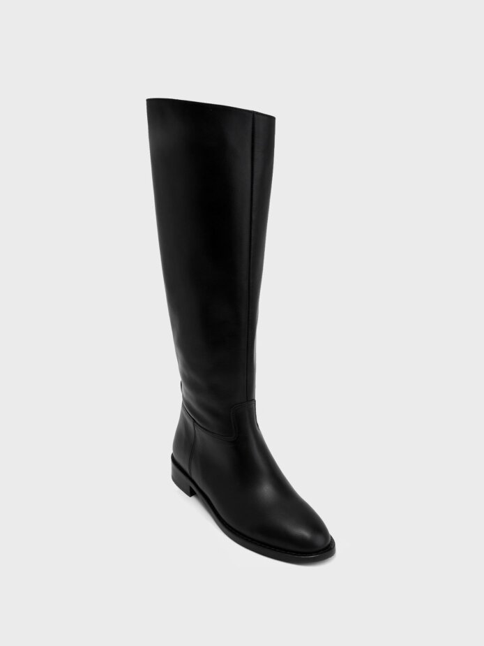 20618 KADIN ÇİZME SİYAH - (1)