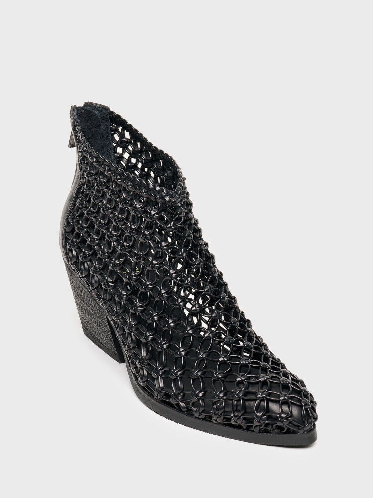 20622 KADIN TOPUKLU BOT SİYAH ÖRGÜ - 2