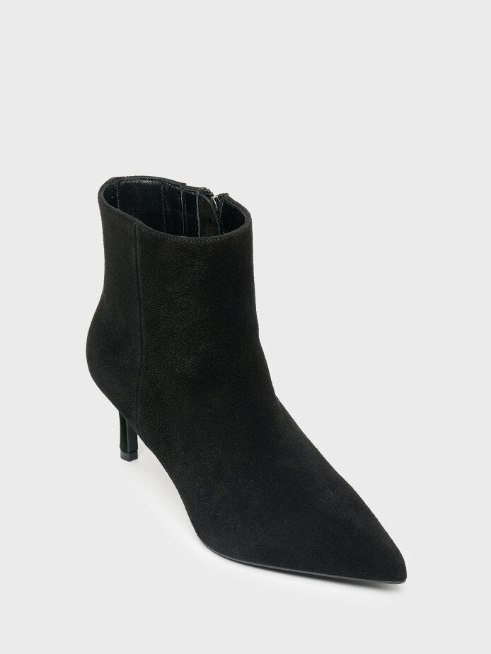 20623 KADIN BOT SİYAH SÜET - (1)