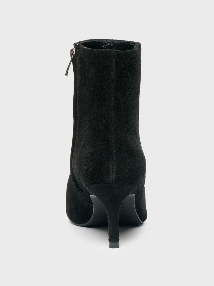 20623 KADIN BOT SİYAH SÜET - 4