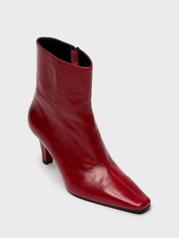 20624 KADIN BOT KIRMIZI - (1)