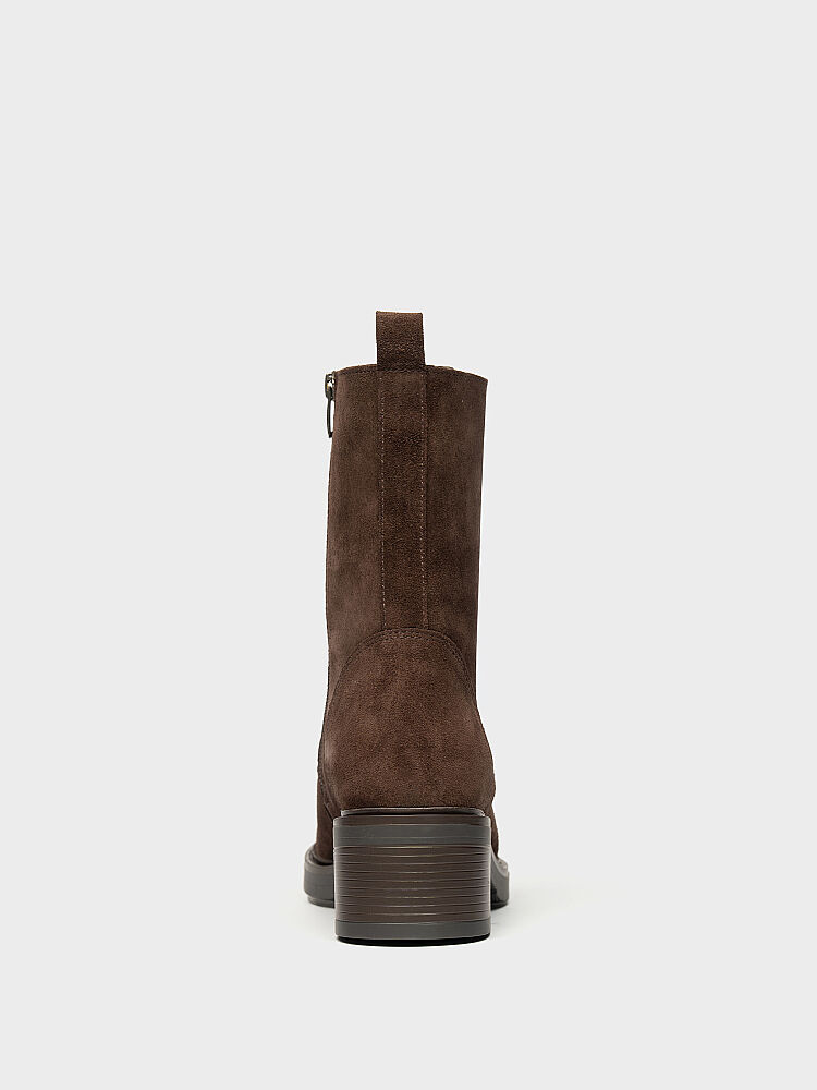 20666 KADIN TOPUKLU BOT KAHVE SÜET - 4