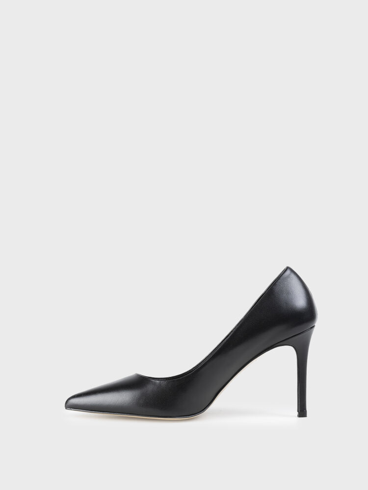 25128 KADIN STİLETTO AYAKKABI SİYAH - 3