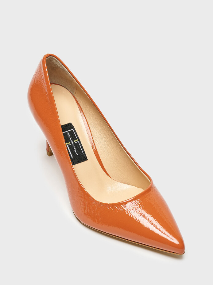 25133 KADIN AYAKKABI KİREMİT RUGAN - (1)