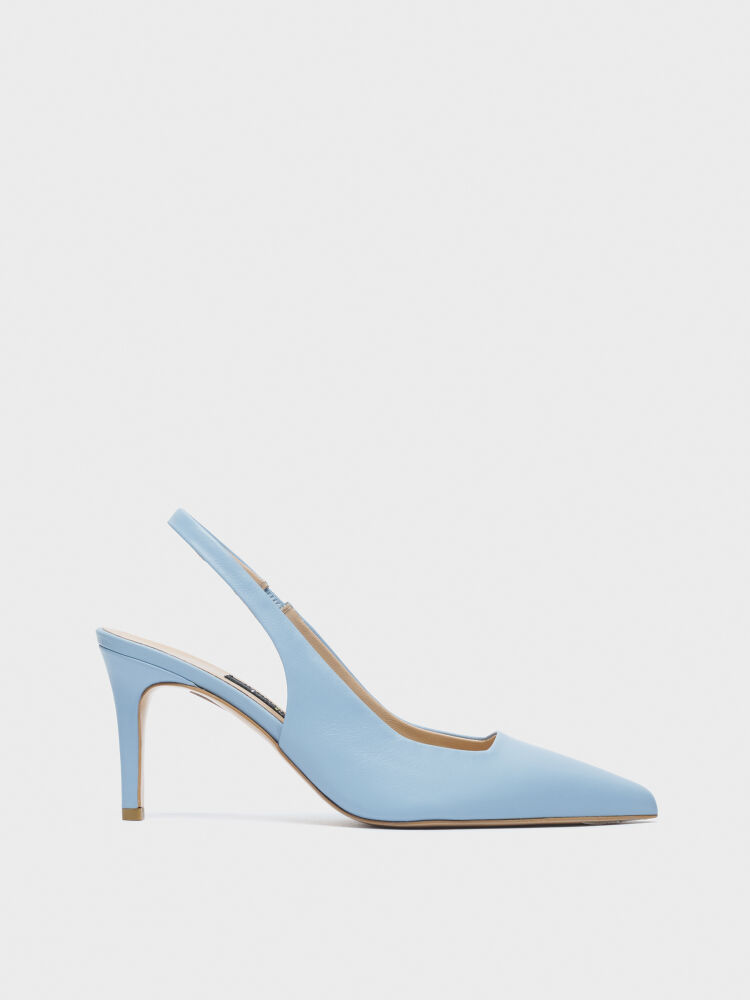 25135 KADIN AYAKKABI MAVİ - 1