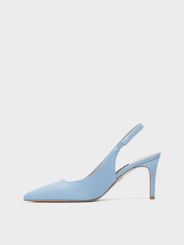 25135 KADIN AYAKKABI MAVİ - 3