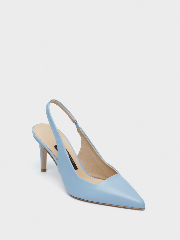 25135 KADIN AYAKKABI MAVİ - 2