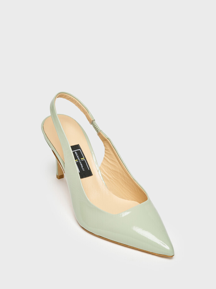 25135 KADIN AYAKKABI YEŞİL RUGAN - (1)