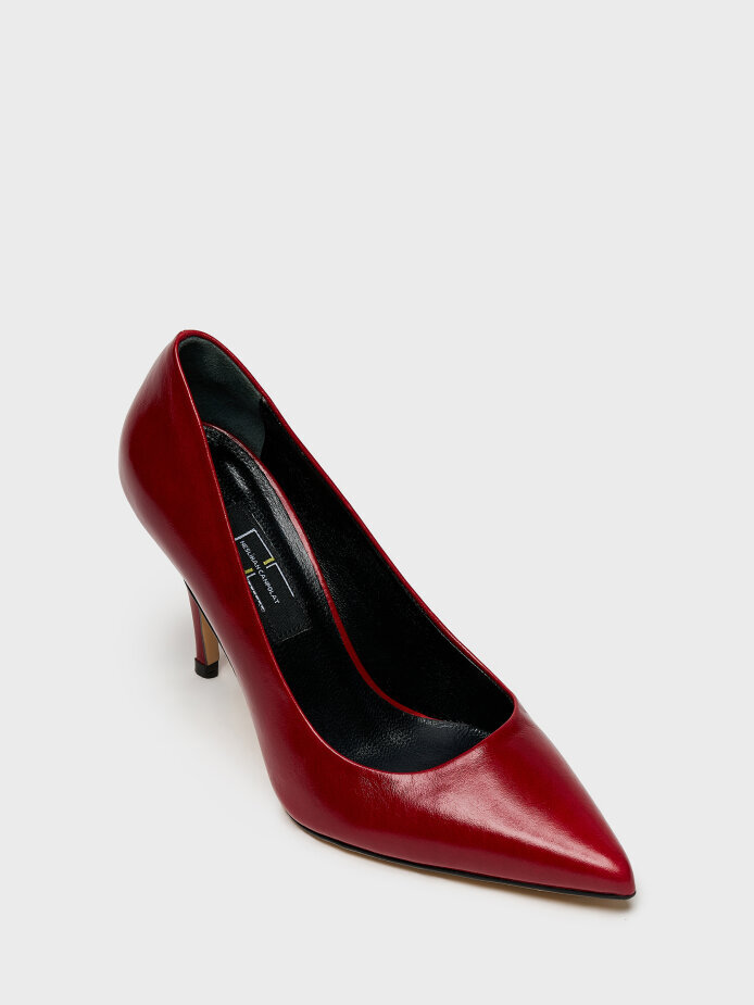 25139 KADIN AYAKKABI KIRMIZI - (1)