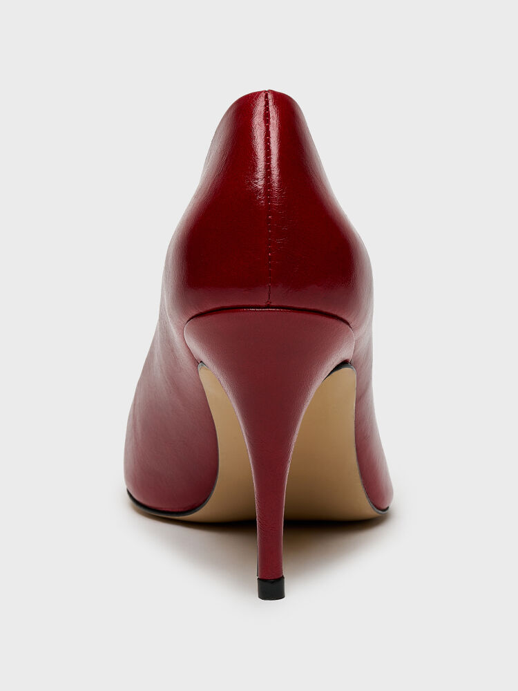 25139 KADIN AYAKKABI KIRMIZI - 4